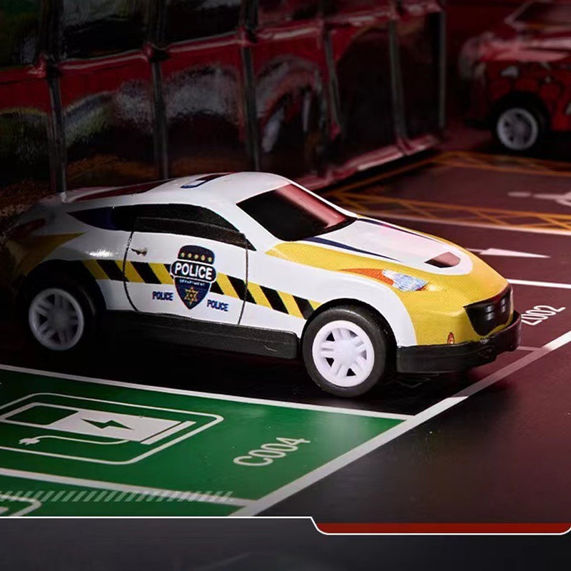 Orvaya™ - 48 mini-voitures à remonter + garage intégré pour des heures de jeu magique !